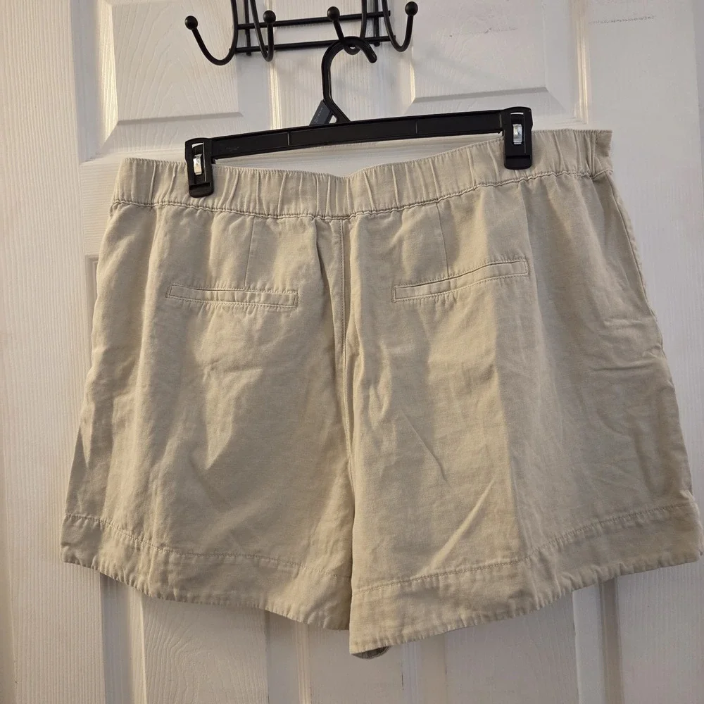 Joie‎ sz XXL khaki shorts cotton/linen lightweight summer casual beach vacation